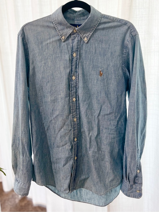 Ralph Lauren Other - Ralph Lauren Light Blue 100% cotton Chambray Button-Down Shirt